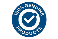 100% Genuine Products Logo