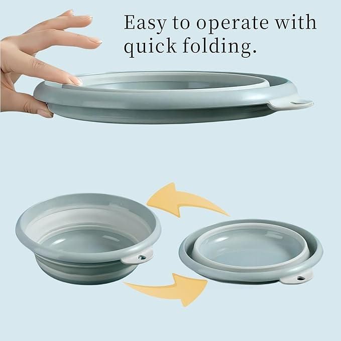 Space-Saving Foldable Sink Tub