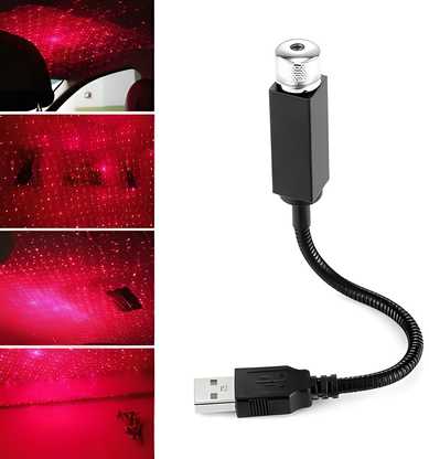 Star Lamp USB Car Star Ceiling