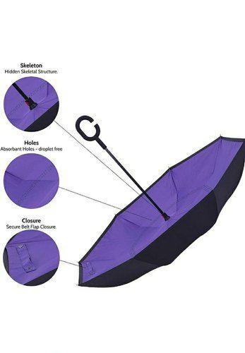 Double Layer Strong Waterproof Umbrella wit