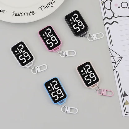 Digital Clock Keychain (Assorted Colors)